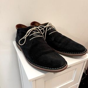 Kenneth Cole reaction navy suede mens shoes. Size 13